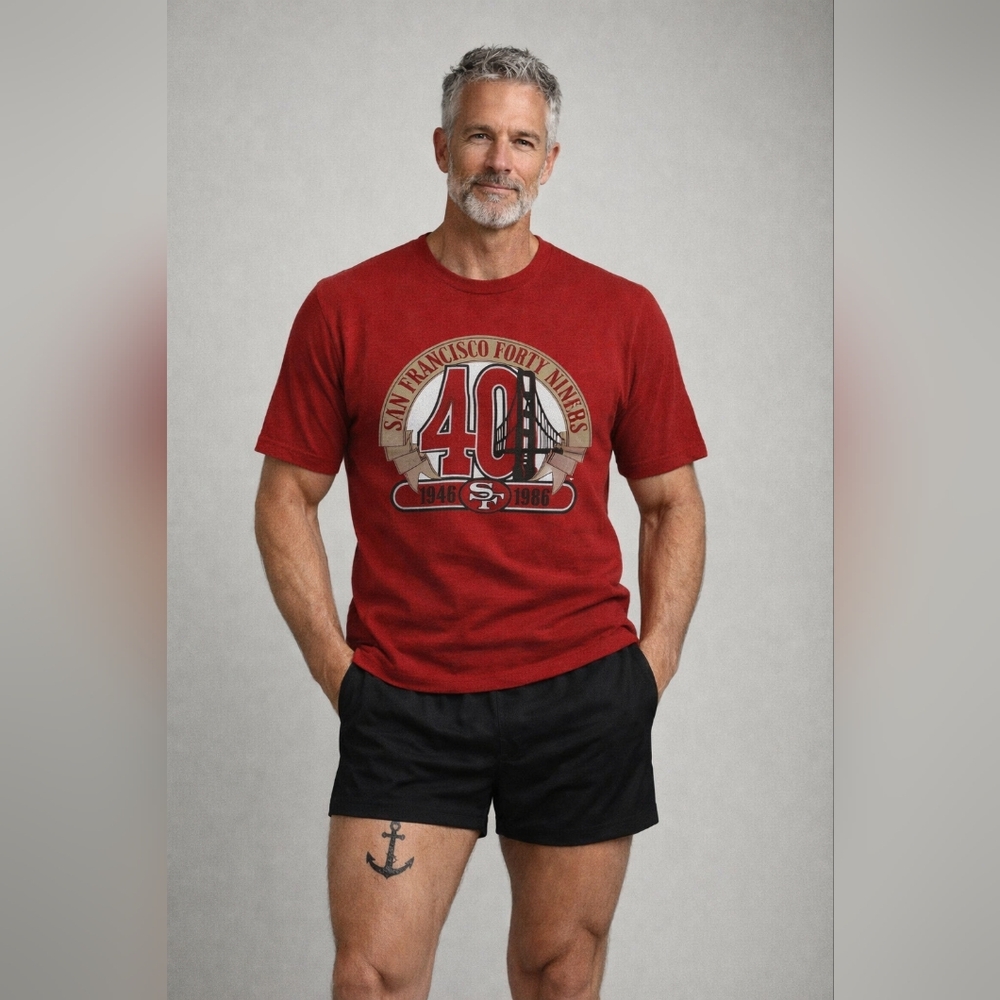 San Francisco 49ers Vintage 1986 Thin T Shirt S/M